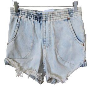 One Teaspoon Anarchy Hunters Relaxed Denim Jean Shorts